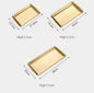 Golden Tray Rectangle