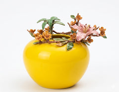 Fancy Short Vase Blue