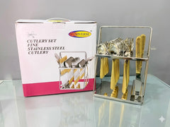 Half Golden Cutlery Set