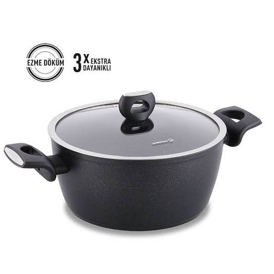 Korkmaz A2942 Nora Granite Cookware, 28 X 13.7 cm