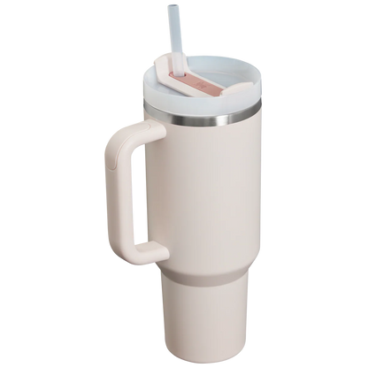 The Rose Quartz 2.o Quencher H2.0 Flow State Tumbler | 40 OZ