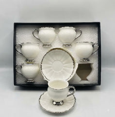 12Pcs Cup Saucers Set