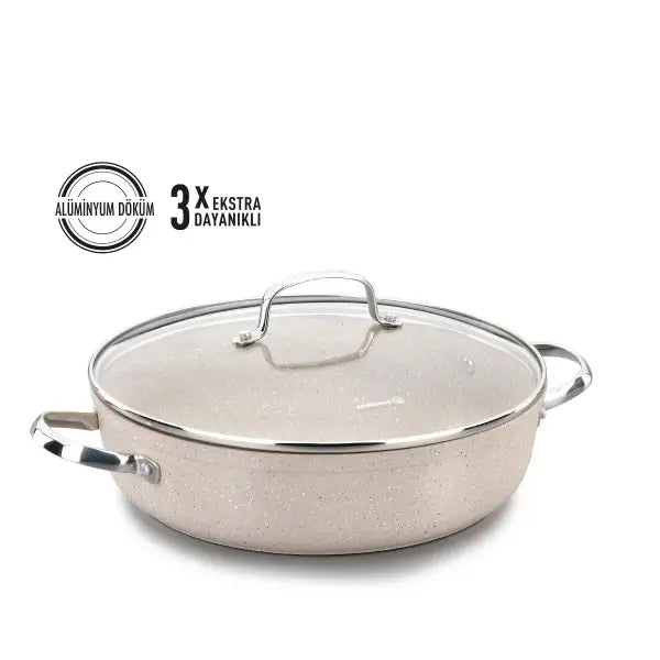 Korkmaz Granita 28x7.5 Cm Low Casserole A1264