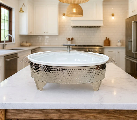 Oval Casserole Buffet For Luxury Dinning & Parties