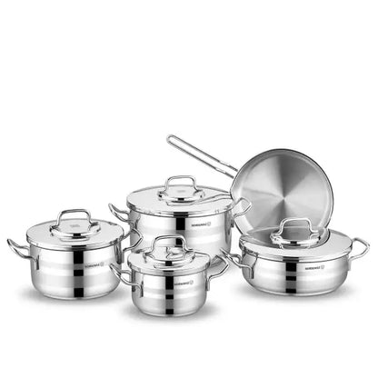 Korkmaz Astra2 9Pcs Cookware Set A2050