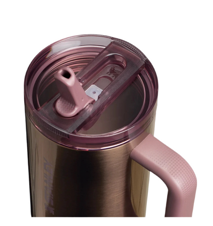 Quencher Protour Flip Straw Tumbler | 1.18L Polished Rose Gold