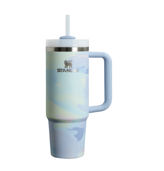 The Cool Serene Brushstroke Quencher H2.0 Flowstate Tumbler