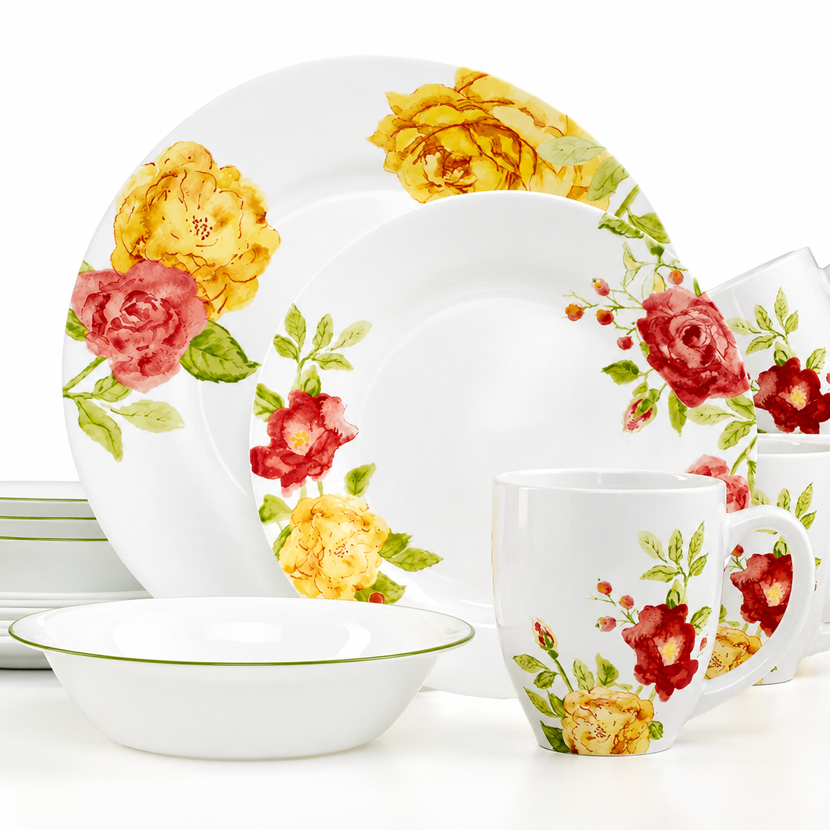 Corelle Emma Jane 18-Piece Dinnerware Set