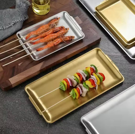 Golden Tray Rectangle