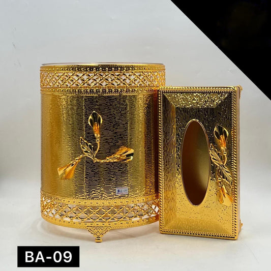 Luxury Dustbin & Tissue Box