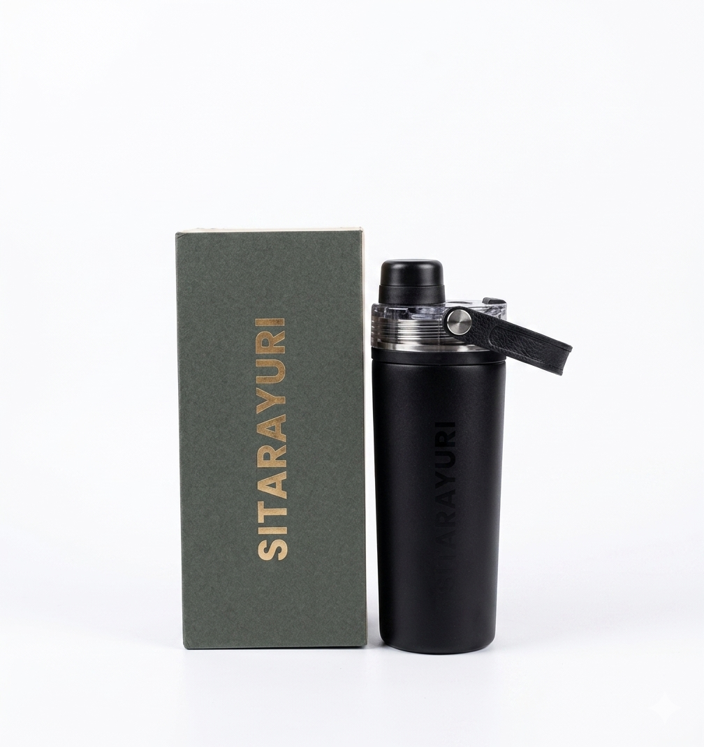 Black Magnetic Tumbler 800ml