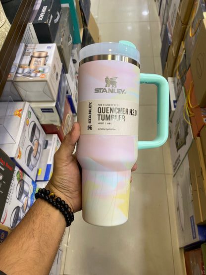 The Warm Serene Brushstroke Quencher H2.0 Flowstate Tumbler