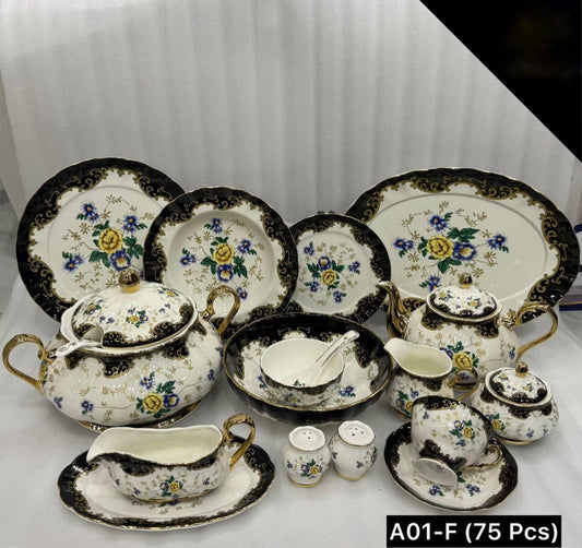 Royal Albart 75 Pcs Dinner Set