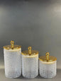 Food Storage Jar With Lid ( Pack Of 3)