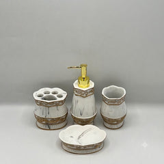 Fiber 4 Pcs Bathroom Set