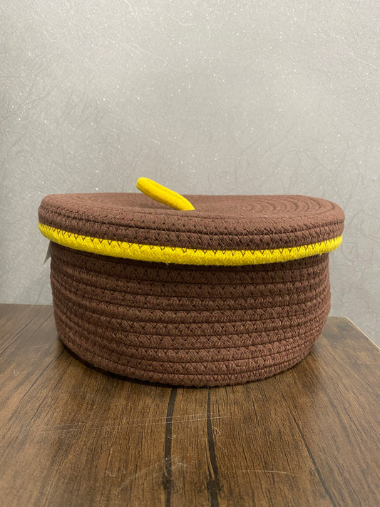 Roti Storage Woven Basket with Lid 🧺