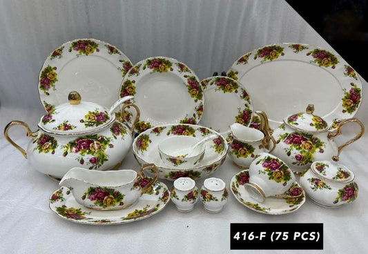 Royal Albart 75 Pcs Dinner Set