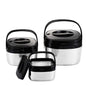 Square Shaped 3Pcs Hotpot Set