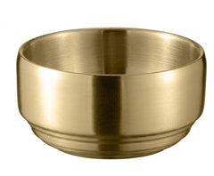Stacked Golden Soup Bowl