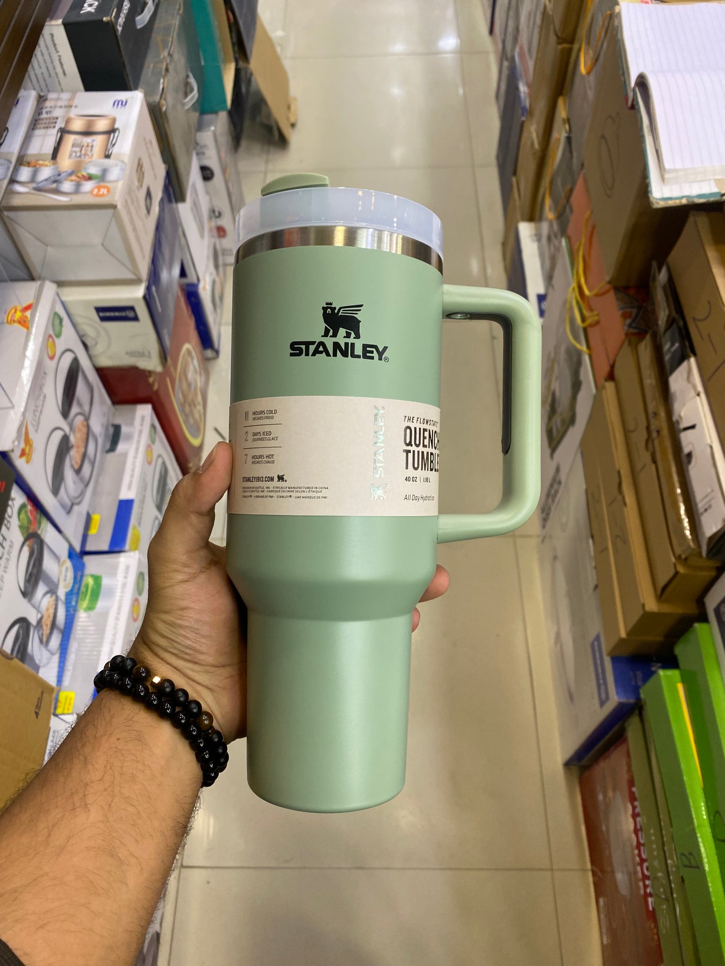 The Green Chroma Quencher H2.0 Flow State Tumbler | 40 OZ