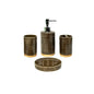 4Pcs Bart Set Brown