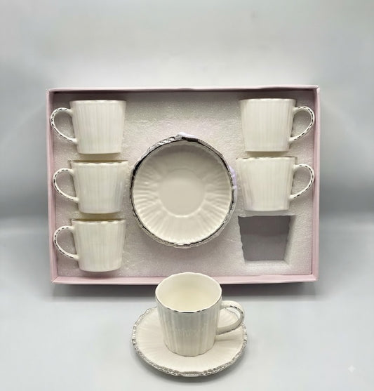 12Pcs Cup Saucers Set