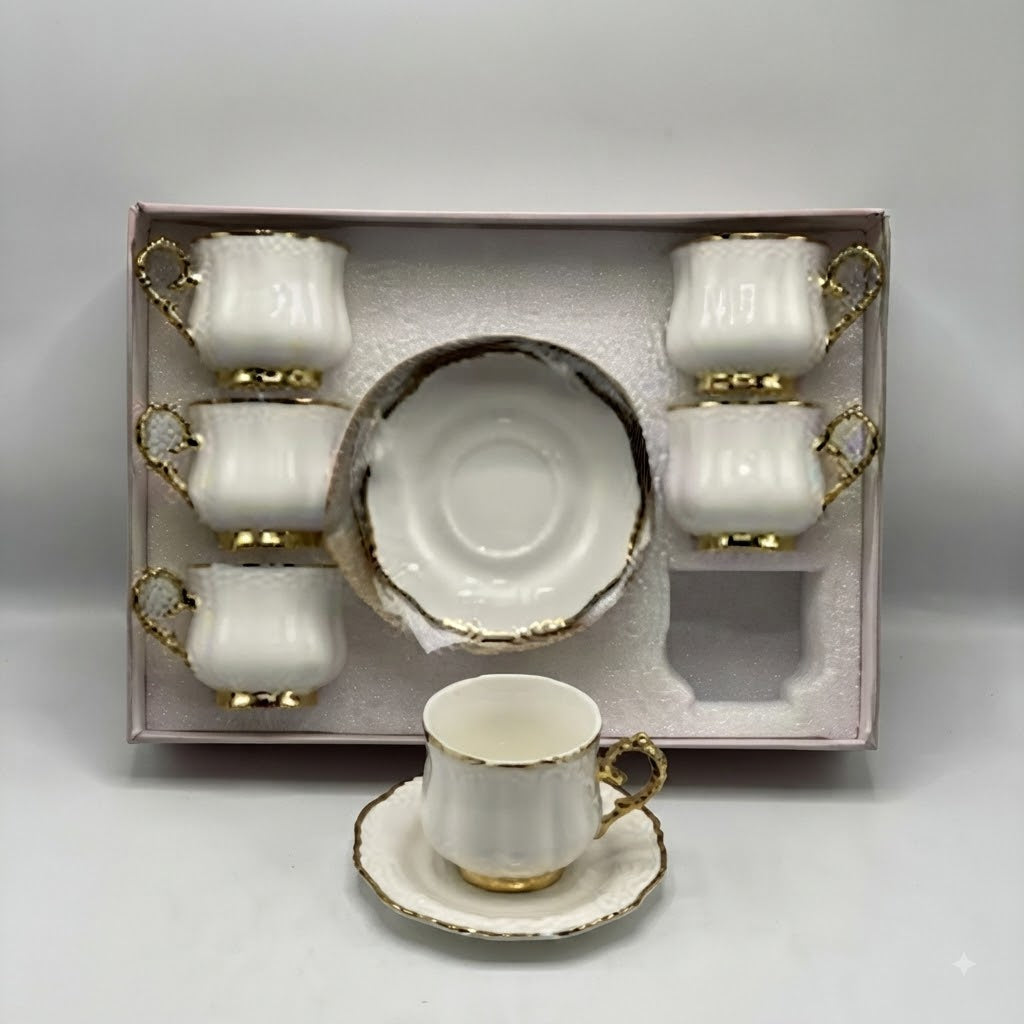 12Pcs Cup Saucers Set