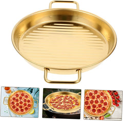 Elegant Serving Platter
With Golden Coating