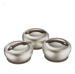 Forever Gold Hotpot Matte Nickel With Dark Wooden Finish