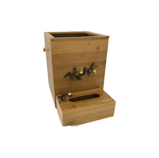 Tissue Bin Set Wood