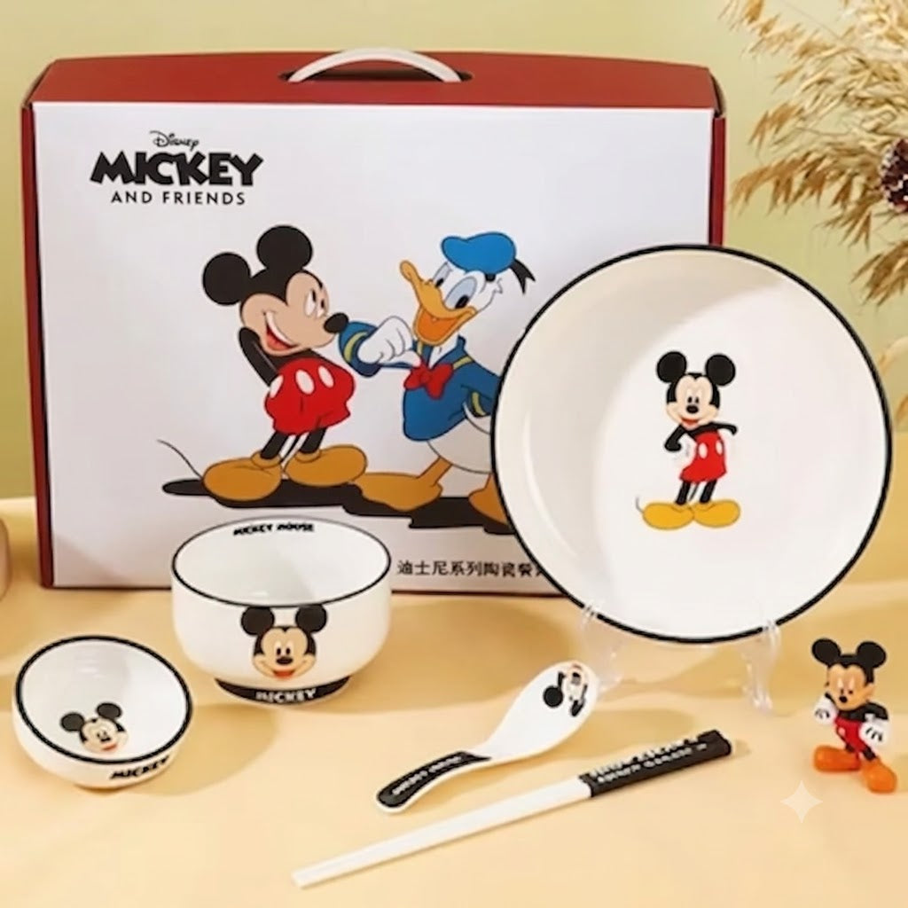 Cartoon Character Meal Set (4PC)