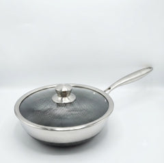 Stainless Steel Laser Coating Wok