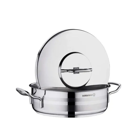 Korkmaz Astra2 Low Casserole 24x8 Cm A2034