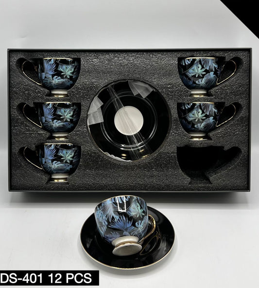 12 Pcs Cup & Saucers Set