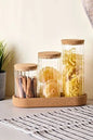 3Pcs Cork Jars Set
