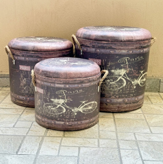 Storage Box + Stool 3Pcs