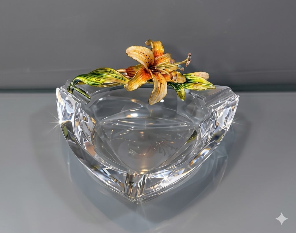 Fancy Ashtray Glass 4c