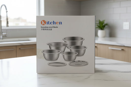 Multifunctional Stainless Steel 6In1 Bowl Set