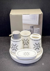 Brilliant 5Pcs Bathroom Star Set Tray