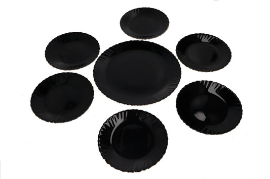 Danny Home Opal Glass Dessert Plate Set (7pcs)