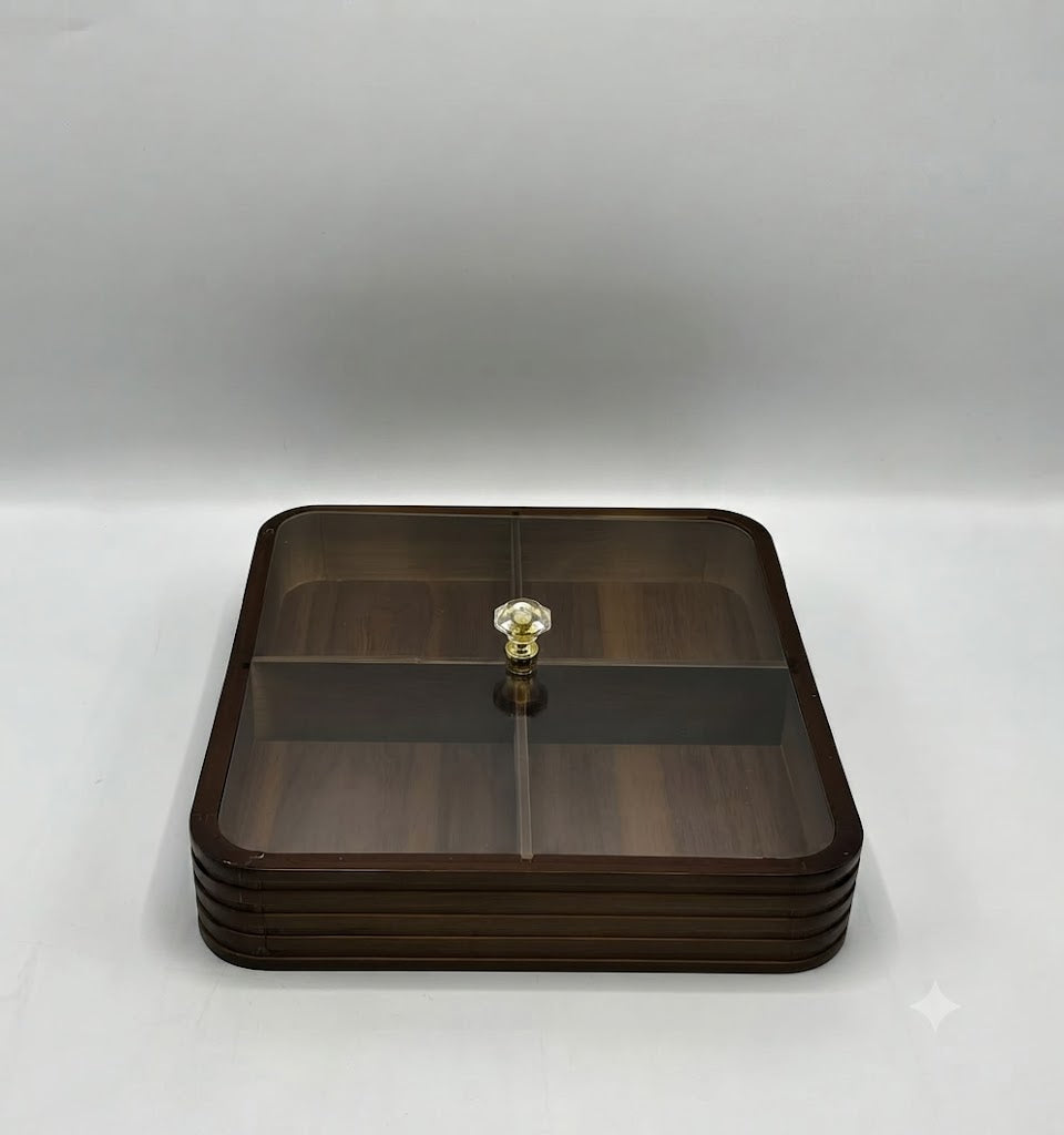 4 Partition Wooden Dry Fruit