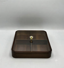 4 Partition Wooden Dry Fruit