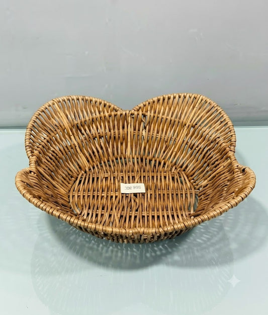 Flower-Shaped Bottom Basket