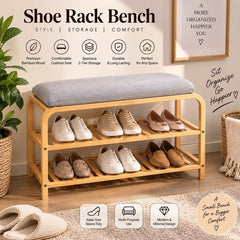 Heavy Duty Sitting Bench Shoe Rack