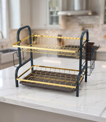 2 Tier Iron Dish Rack
