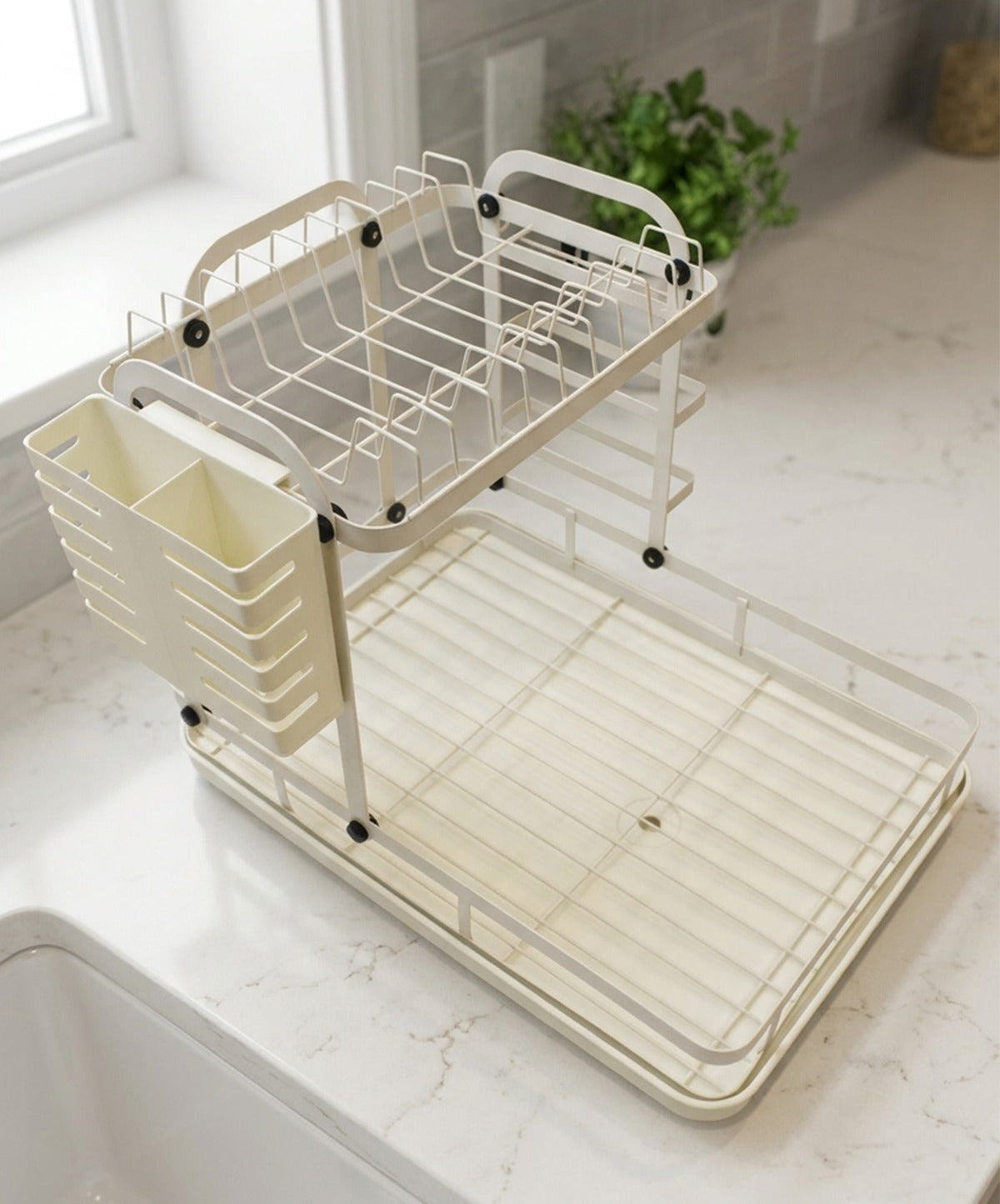 2 Step Iron Dish Rack