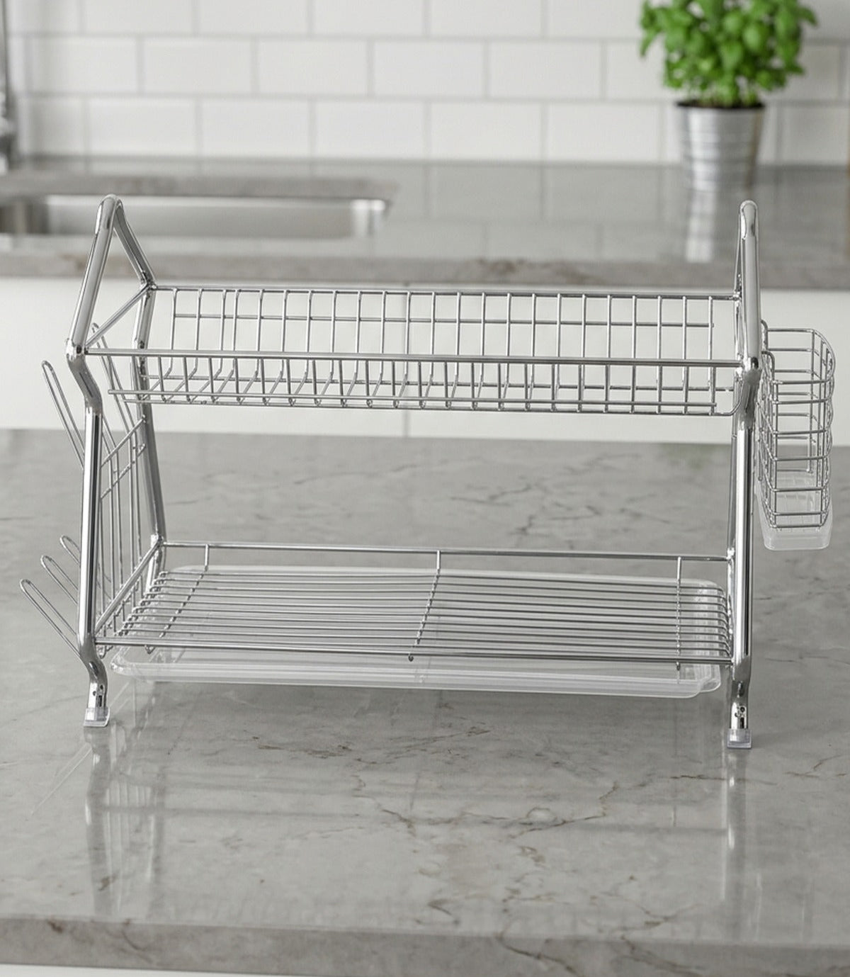 2 Step Iron Dish Rack