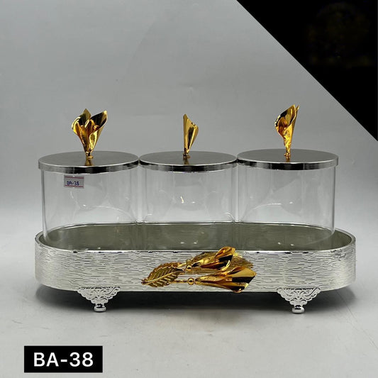 3 Pcs Candy Jar Set
