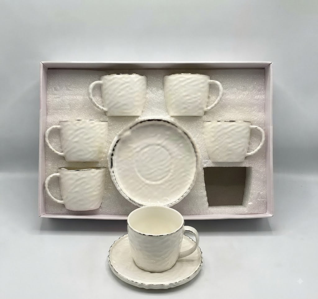 12Pcs Cup Saucers Set
