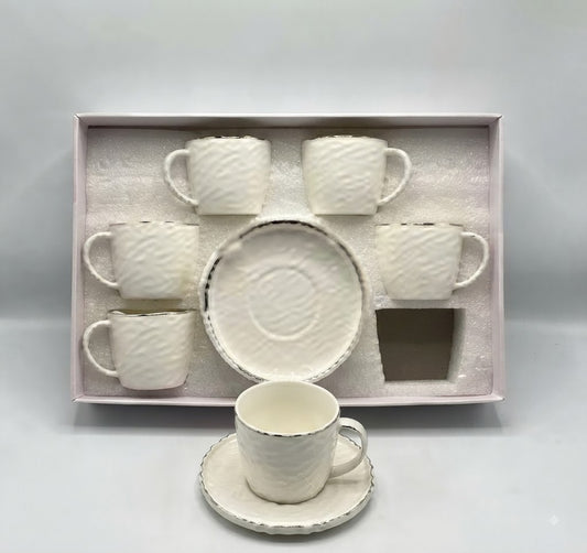 12Pcs Cup Saucers Set